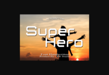 Super Hero Font Super Hero Font Poster 1