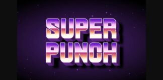 Super Punch Font Poster 1