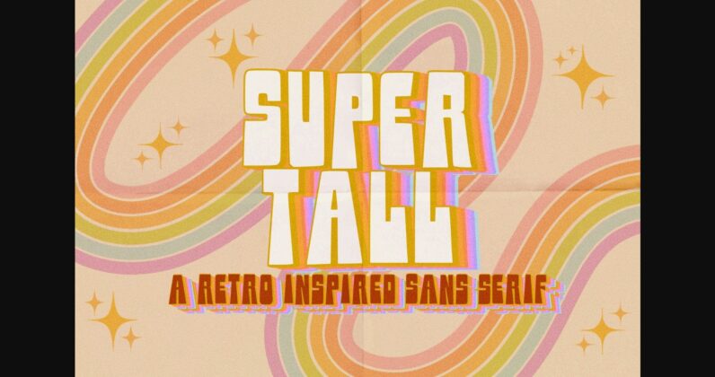 Super Tall Font Poster 3