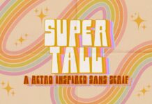 Super Tall Font Poster 1
