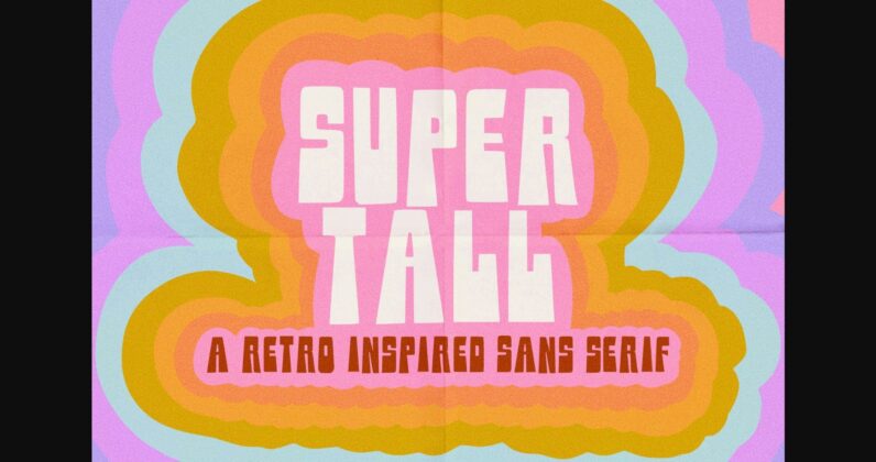 Super Tall Font Poster 8