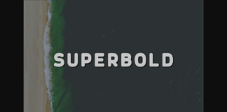 Superbold Font Poster 1