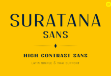 Suratana Sans Font Poster 1