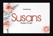 Susans Font Poster 1