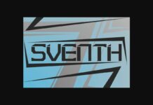 Sventh Font Poster 1