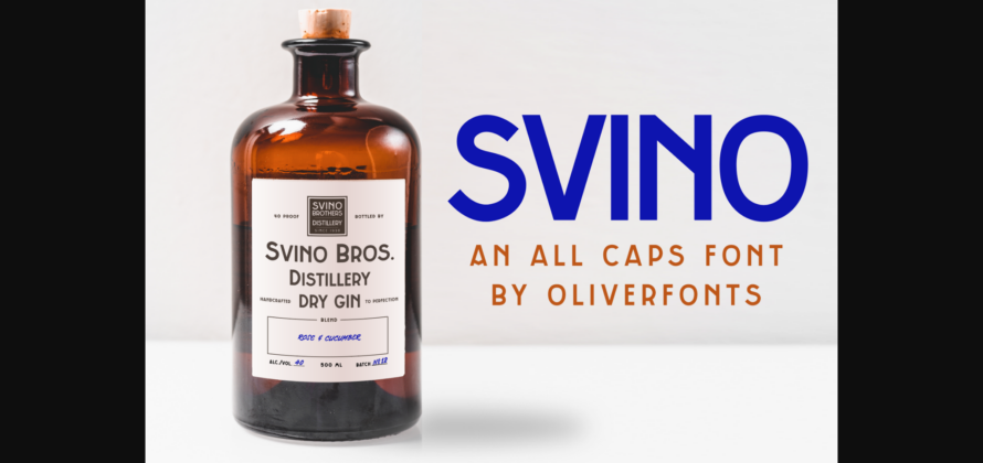 Svino Font Poster 3