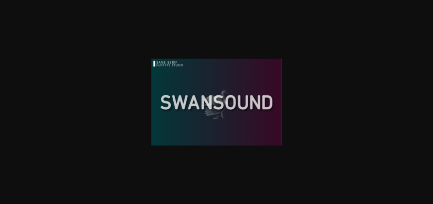 Swansound Font Poster 3