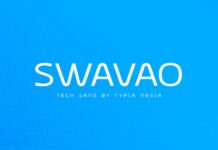 Swavao Font Poster 1