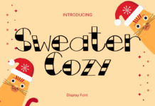 Sweater Cozy Font Poster 1