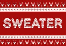 Sweater Font Poster 1
