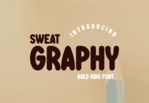 Sweatgraphy Font Poster 1