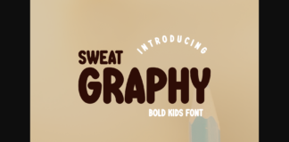 Sweatgraphy Font Poster 1