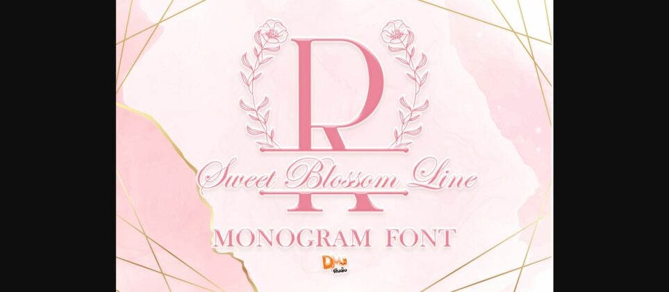 Sweet Blossom Font Poster 3