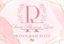 Sweet Blossom Font Poster 1