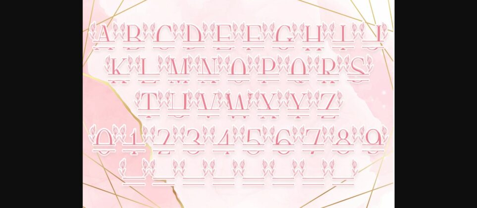 Sweet Blossom Font Poster 6