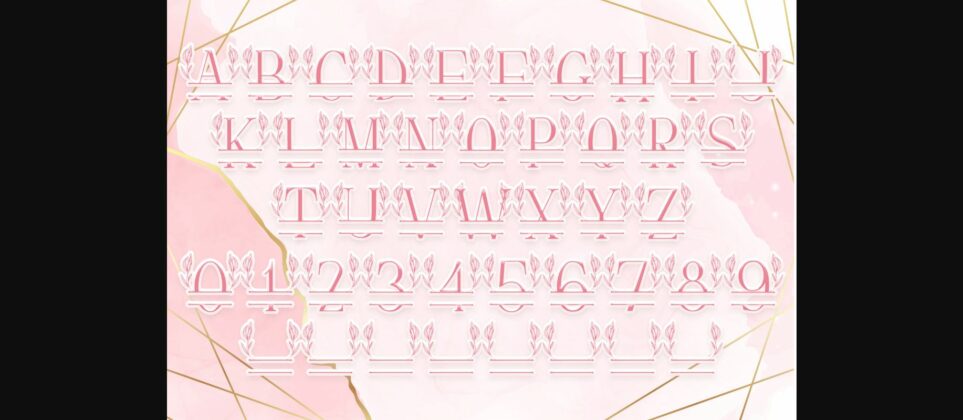 Sweet Blossom Font Poster 6