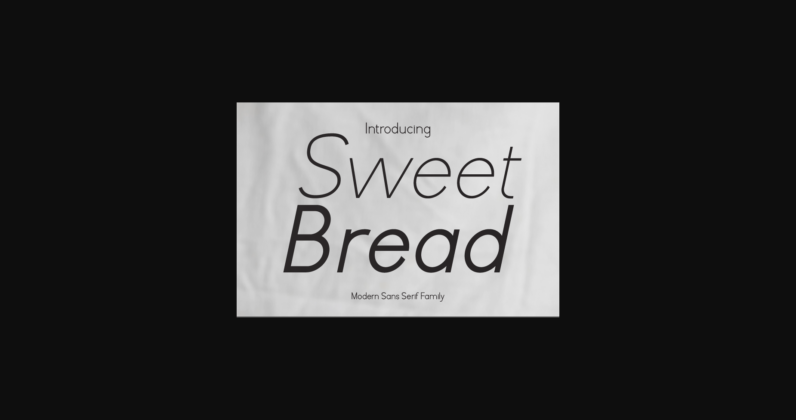 Sweet Bread Font Poster 3