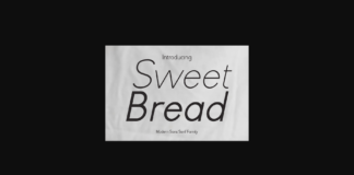 Sweet Bread Font Poster 1