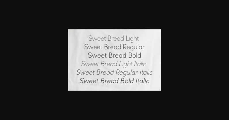 Sweet Bread Font Poster 11