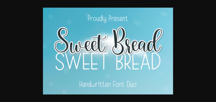 Sweet Bread Font Poster 3