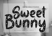 Sweet Bunny Font Poster 1
