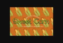 Sweet Corn Font Poster 1