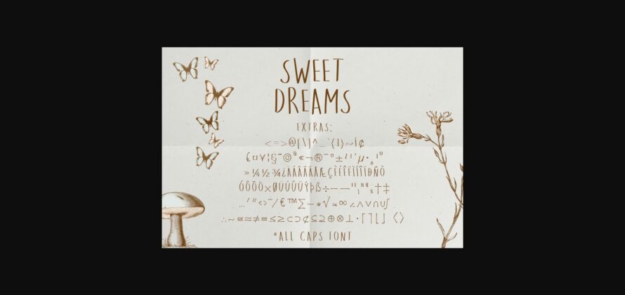 Sweet Dreams Font Poster 5