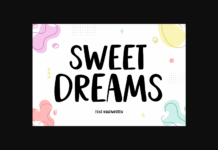 Sweet Dreams Font Poster 1