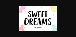 Sweet Dreams Font Poster 1