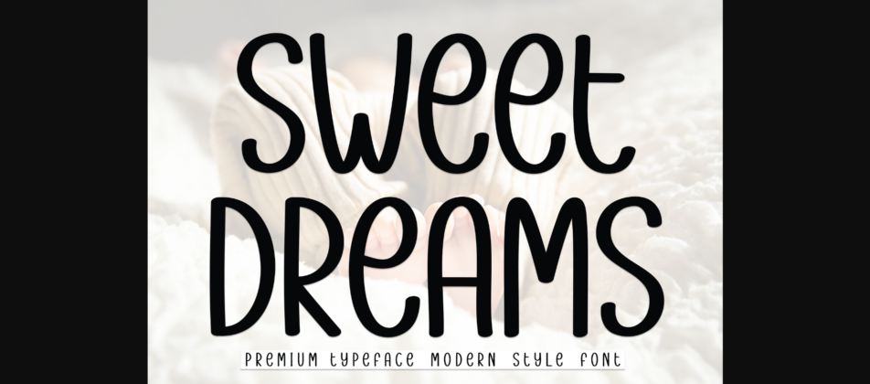 Sweet Dreams Font Poster 3