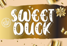 Sweet Duck Font Poster 1