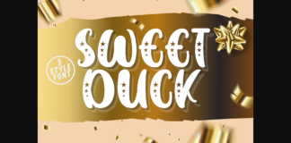 Sweet Duck Font Poster 1