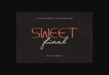 Sweet Final Font Poster 1