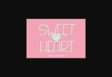 Sweet Heart Font Poster 1