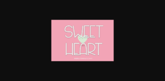 Sweet Heart Font Poster 1