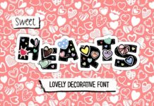 Sweet Hearts Font Poster 1