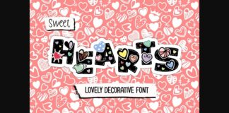 Sweet Hearts Font Poster 1