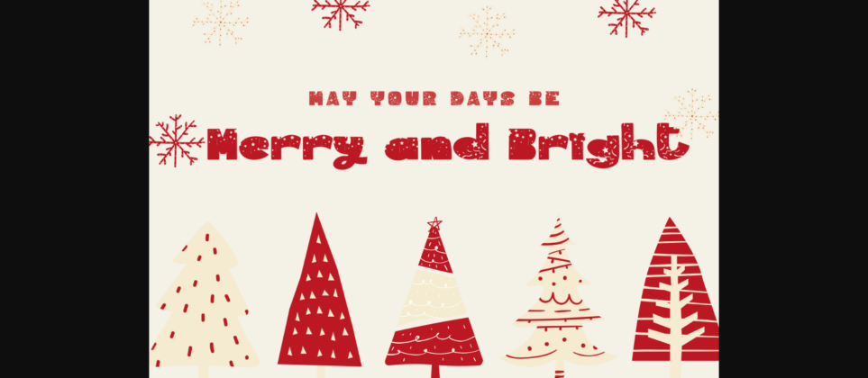 Sweet Holiday Font Poster 6