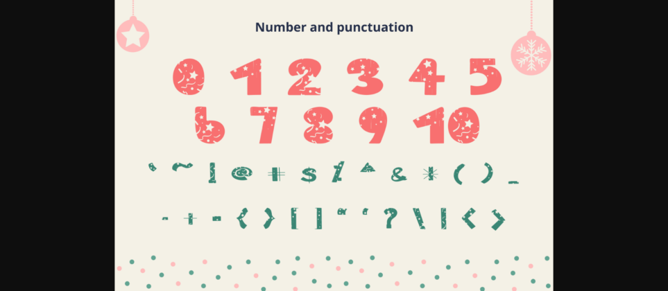 Sweet Holiday Font Poster 8
