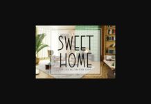 Sweet Home Font Poster 1