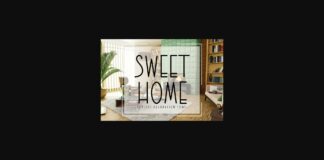 Sweet Home Font Poster 1