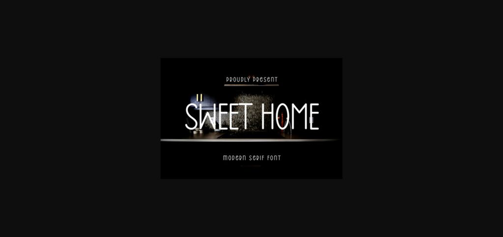 Sweet Home Font Poster 3