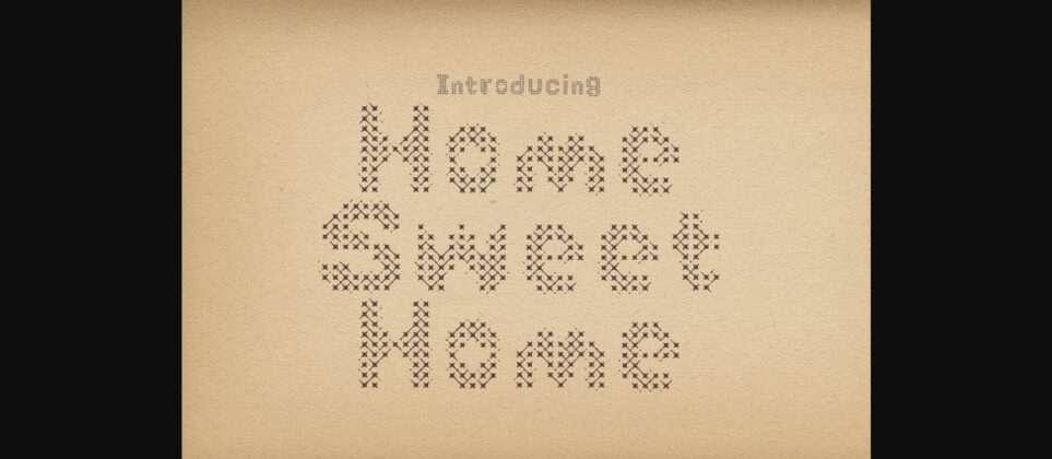 Sweet Home Font Poster 3