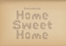 Sweet Home Font Poster 1