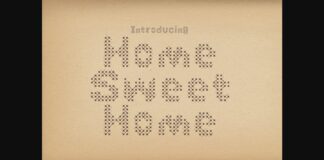 Sweet Home Font Poster 1