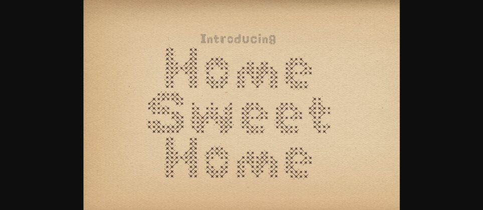 Sweet Home Font Poster 1