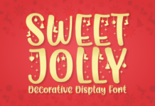 Sweet Jolly Font Poster 1