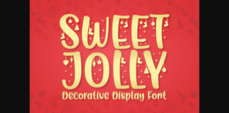 Sweet Jolly Font Poster 1