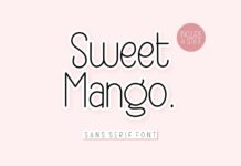 Sweet Mango Font Poster 1