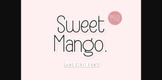 Sweet Mango Font Poster 1